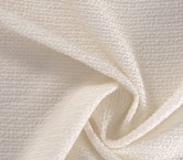 Ivory jacquard wool relief